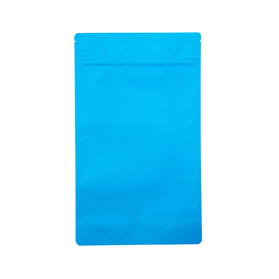 100x Mylar Heat Seal/Child Resistant Bags - Blue - Marijuana SA