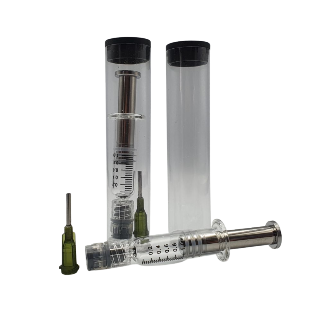 1ml Luer Lock Glass Syringe (Plastic Plunger) Kit (Pack of 20)