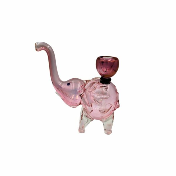 Pink Elephant Bubbler